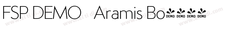 FSP DEMO   Aramis Bo字体转换
